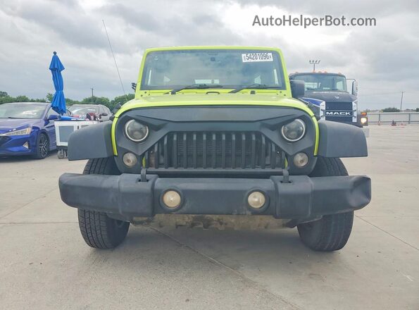 1C4BJWKG5GL321463 2016 JEEP WRANGLER Зеленый Вид сзади