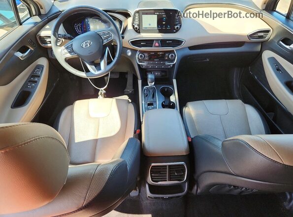 5NMS53AA1LH206810 2020 HYUNDAI SANTA FE Gray Vista del cuadro de instrumentos