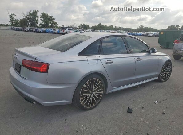 WAUC8AFC8JN054712 2018 AUDI A6 Серебряный Передняя правая четверть