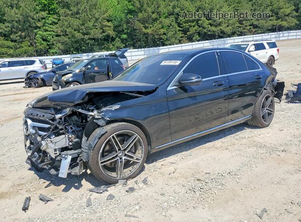 55SWF4JB9GU146651 2016 MERCEDES-BENZ C Black Rear left