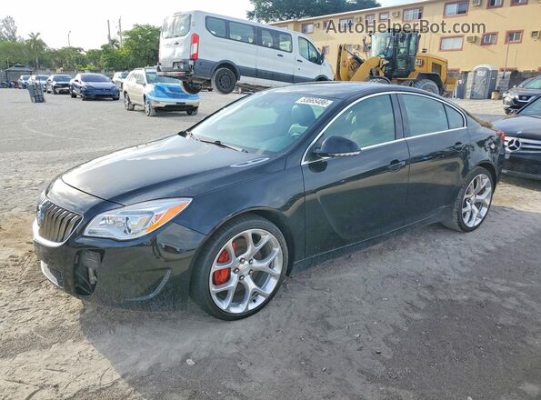 2G4GT5GX0H9138222 2017 BUICK REGAL Black Rear left
