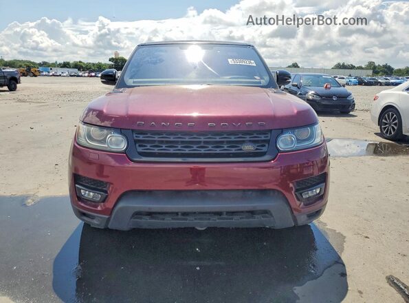 SALWR2PF5GA653586 2016 LAND ROVER RANGE ROVER Red Rear view