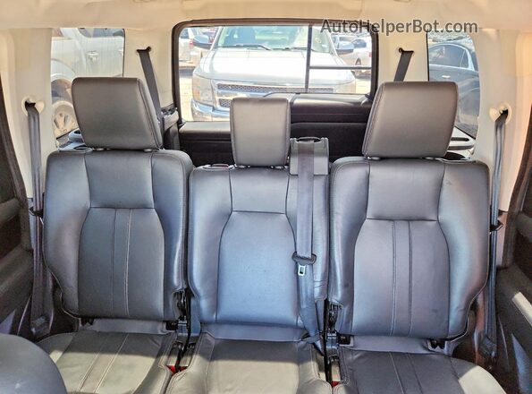 SALAG2V62GA801650 2016 LAND ROVER LR4 Black Вид задньої частини салону