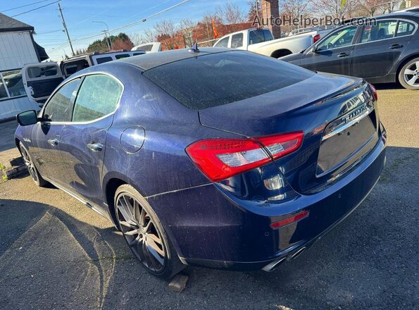ZAM57RSA7G1168911 2016 MASERATI GHIBLI Blue Front right