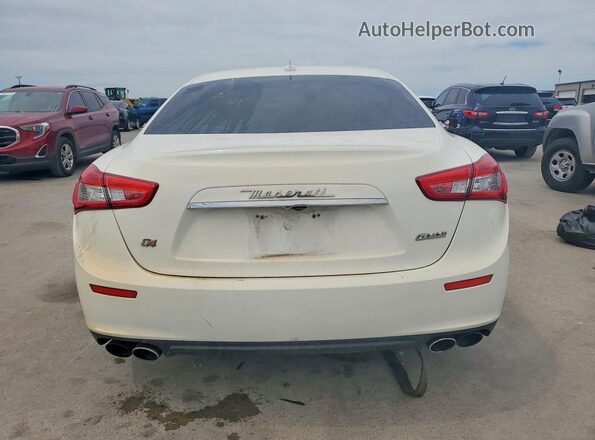 ZAM57RTA9G1177091 2016 MASERATI GHIBLI White Вид салону спереду