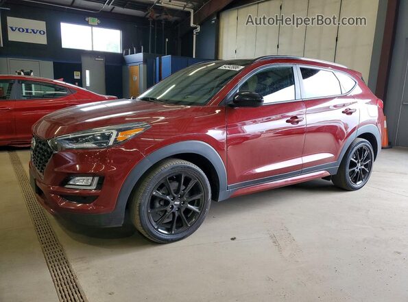 KM8J3CAL2KU990680 2019 HYUNDAI TUCSON Red 