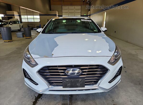 5NPE34AF4JH660649 2018 HYUNDAI SONATA Белый Вид сзади