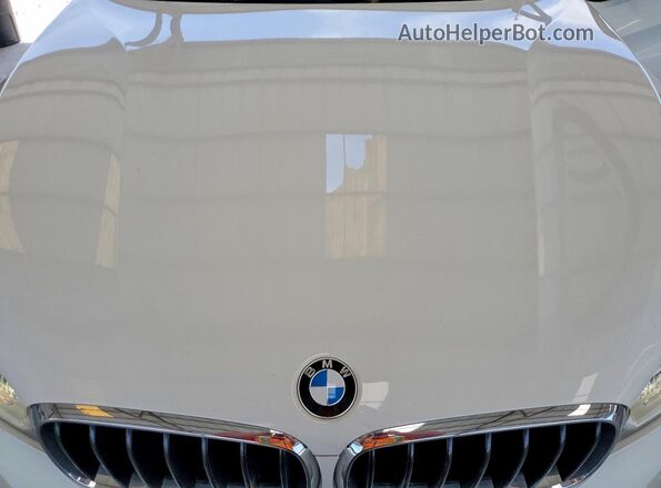 5UXKU0C53J0G80953 2018 BMW X6 White Vista del compartimento del motor