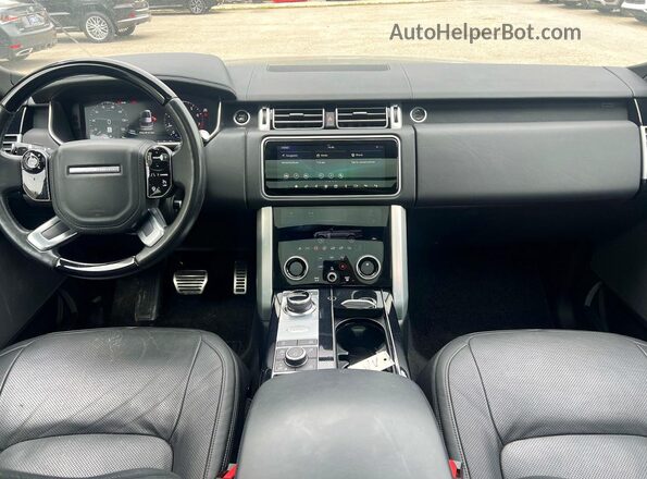 SALGS2RU2MA434021 2021 LAND ROVER RANGE Gray Հետևի նստատեղերի տեսք