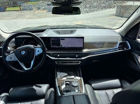5UX23EM04S9Y27987 2025 BMW X7 Black Սալոնի դիմացի տեսք