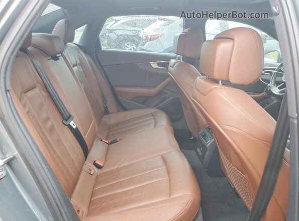 WAUENAF47HN023066 2017 AUDI A4 Gray Вид задньої частини салону
