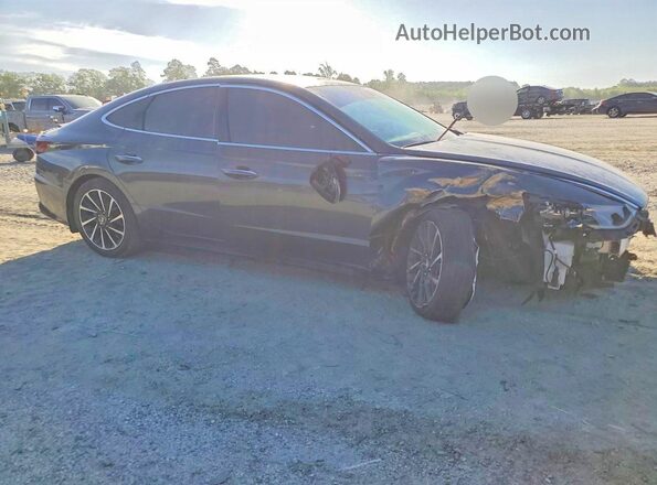 KMHL34J25NA195652 2022 HYUNDAI SONATA Blue 
