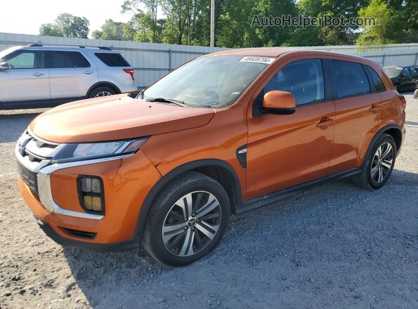 JA4APUAU1MU001708 2021 MITSUBISHI OUTLANDER Orange 