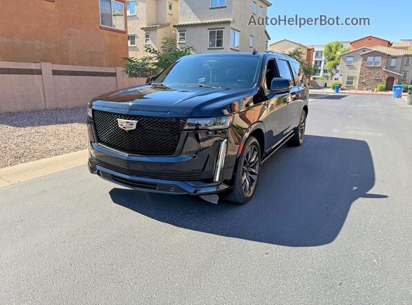 1GYS4RKL0MR402945 2021 CADILLAC ESCALADE Черный Задняя правая четверть