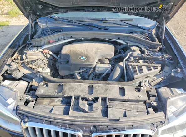 5UXWX9C33H0T21993 2017 BMW X3 Black Vista de la etiqueta del VIN