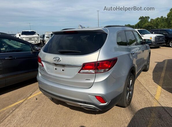 KM8SMDHF3HU179406 2017 HYUNDAI SANTA Silver 
