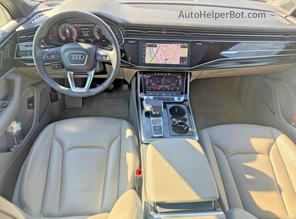 WA1LXAF72MD014929 2021 AUDI Q7 Blue Հետևի նստատեղերի տեսք