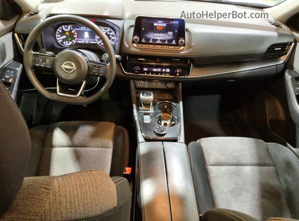 5N1BT3BBXNC720729 2022 NISSAN ROGUE Белый Вид панели приборов