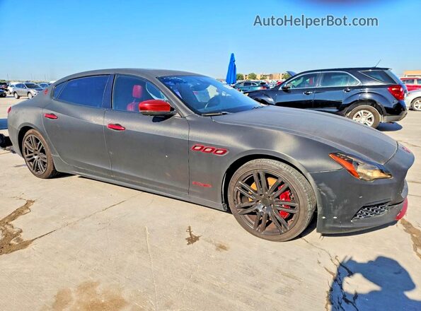 ZAM56RPL4H1226634 2017 MASERATI QUATTROPOR Gray წინა ხედი