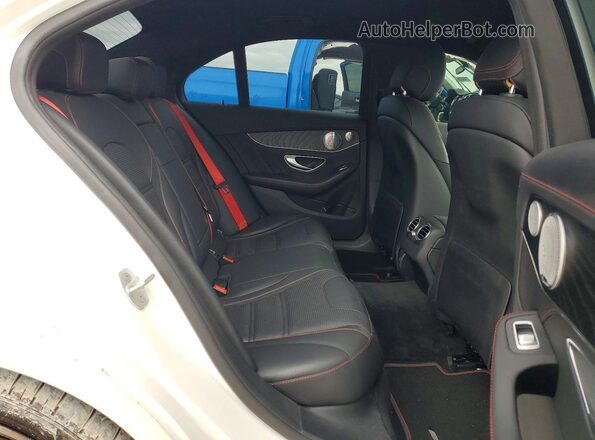 55SWF6EB0GU132868 2016 MERCEDES-BENZ C White Вид підкапотного простору