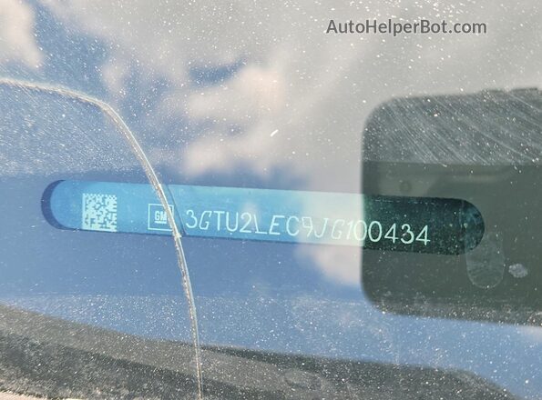 3GTU2LEC9JG100434 2018 GMC SIERRA Blue 