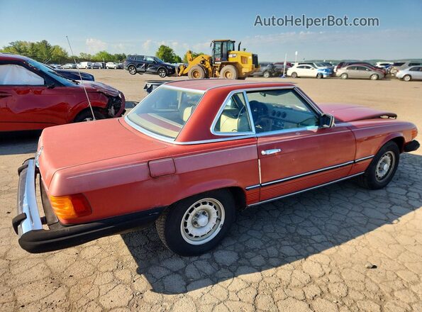 10704412048647 1978 MERCEDES-BENZ 450 Red Przód prawy