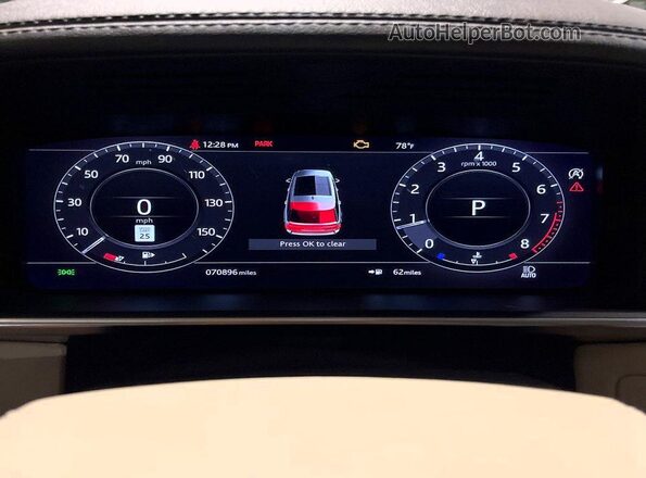 SALGS2RU0MA430386 2021 LAND ROVER RANGE Gray Առջևի վահանակի տեսք