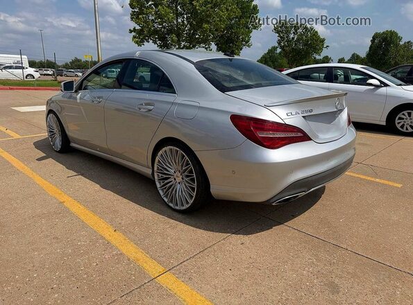 WDDSJ4EB1JN508060 2018 MERCEDES-BENZ CLA-CLASS Серебряный 