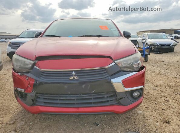 JA4AP3AU9HZ050352 2017 MITSUBISHI OUTLANDER Red Հետևի տեսք
