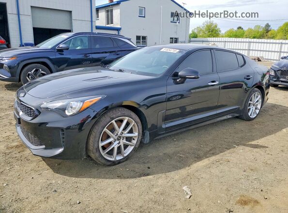KNAE15LA3J6017360 2018 KIA STINGER Black 