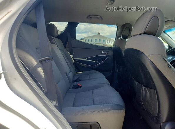 5XYZUDLB7GG343263 2016 HYUNDAI SANTA White Engine compartment view