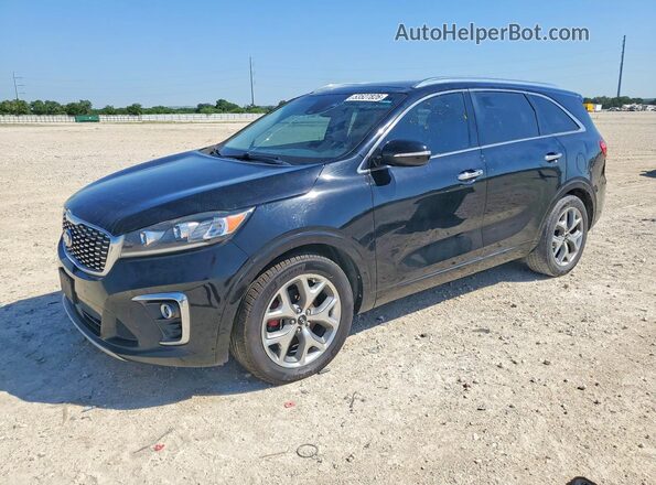 5XYPK4A56KG543375 2019 KIA SORENTO Black 