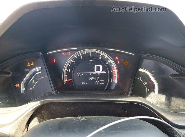 2HGFC4B55JH301475 2018 HONDA CIVIC Черный Вид задних сидений