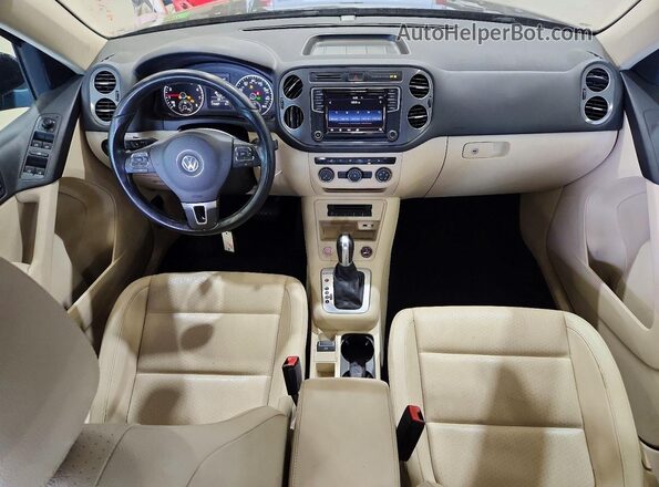 WVGBV7AXXHK000324 2017 VOLKSWAGEN TIGUAN Черный Вид щитка приборов