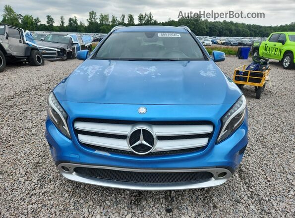 WDCTG4GBXGJ188449 2016 MERCEDES-BENZ GLA Blue უკანა ხედი