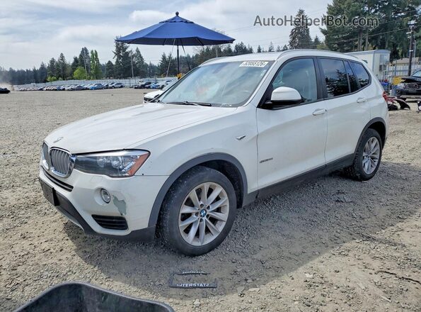 5UXWZ7C57H0T44077 2017 BMW X3 White 