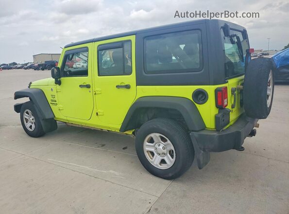 1C4BJWKG5GL321463 2016 JEEP WRANGLER Зеленый Задняя правая четверть