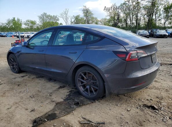 5YJ3E1EA9PF616572 2023 TESLA MODEL Синий Задняя правая четверть