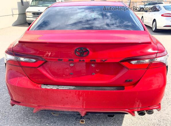 4T1G11AK9NU040137 2022 TOYOTA CAMRY Red 