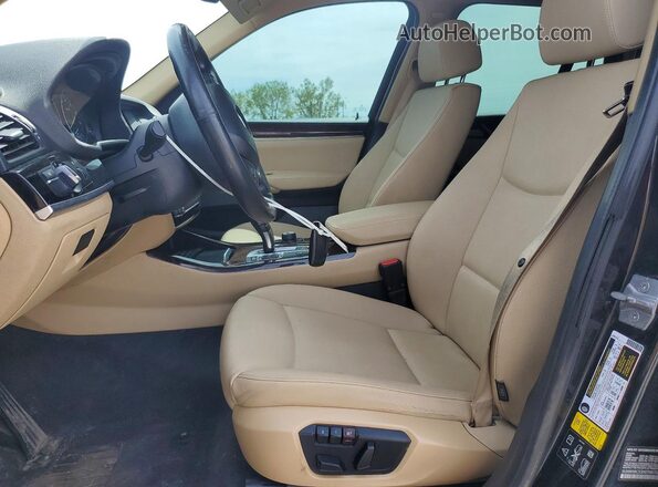 5UXWX9C53H0T06752 2017 BMW X3 Black Widok deski rozdzielczej