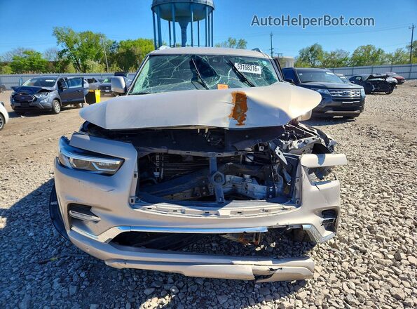 JN8AZ2AD8M9861536 2021 INFINITI QX80 Tan Rear view