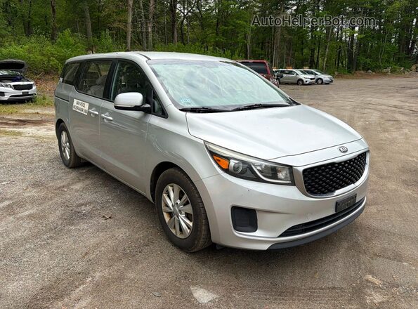 KNDMA5C16G6114169 2016 KIA SEDONA Gray 