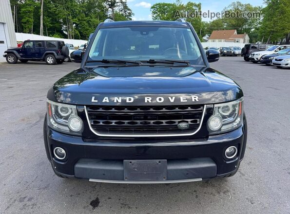 SALAK2V60GA810202 2016 LAND ROVER LR4 Черный Вид салона спереди
