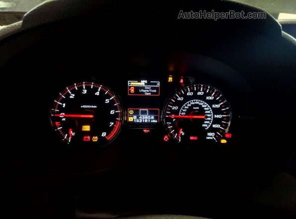 JF1VA1B68K9817778 2019 SUBARU WRX Black Widok tylnych siedzeń