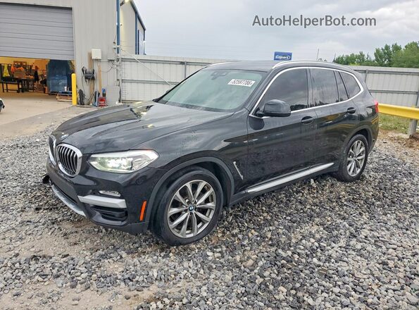 5UXTR7C50KLE94916 2019 BMW X3 Black Tył lewy