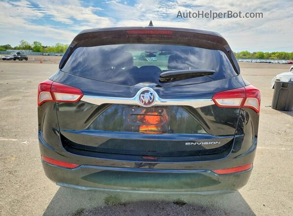 LRBFXBSA3KD009504 2019 BUICK ENVISION Black Front interior view