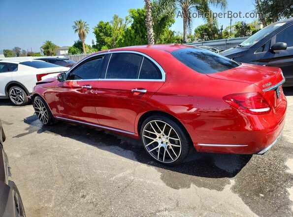 WDDZF4JB3HA204929 2017 MERCEDES-BENZ E Красный Задняя левая четверть
