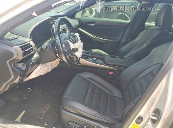 JTHBA1D27G5038442 2016 LEXUS IS Silver Առջևի վահանակի տեսք
