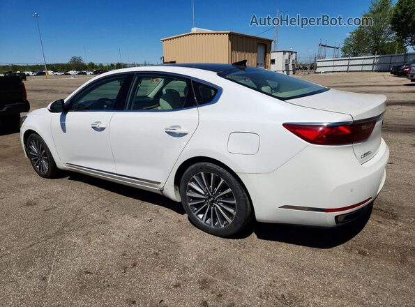 KNALC4J10H5045938 2017 KIA CADENZA White Trasero derecho