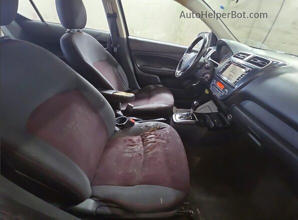 ML32F4FJ4LHF06330 2020 MITSUBISHI MIRAGE Черный Вид сзади